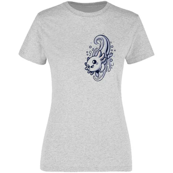 Playera Mujer Ajolote Nadando - Imagen 5