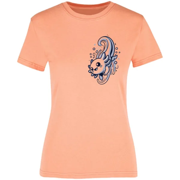 Playera Mujer Ajolote Nadando - Imagen 6